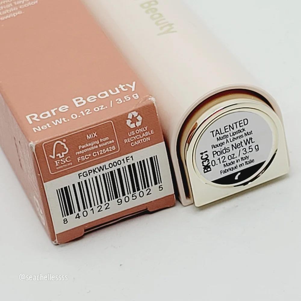 Rare Beauty Kind Words Matte Lipstick Talented Neutral Beige Brand New In Box